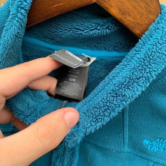 The North Face Morningside Full Zip Fleece Jacket Small Blue - Picture 4 of 5